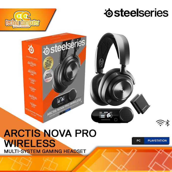 Gambar HEADSET GAMING STEELSERIES ARCTIS NOVA Pro Wireless - Gaming Headset - Black dari Techno Computer Bali undefined Tokopedia