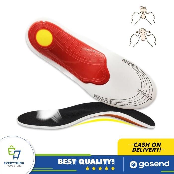 Jual Terapi Insoles Kain Mesh Arch Flat Foot Cushion Sol Sepatu