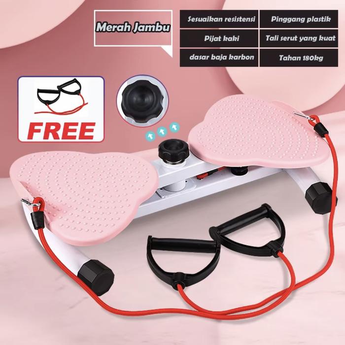 Gambar 【COD】RIFOAMXN Waist twisting alat Olahraga Mesin pemutar pinggang pengecil perut Alat Olahrga Dirumah Pelangsing Pinggang Pelangsing Tubuh twister pinggang - Merah Muda-Tali Tarik dari RIFOAMXN.ID undefined Tokopedia