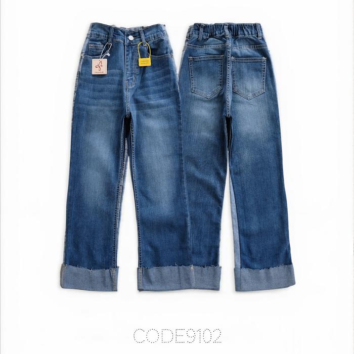 Gambar Celana Panjang Jeans Anak Perempuan Model Stick Balik Bahan Stretch Premium Stylish Remaja Tanggung Umur 6-15 Tahun NomenaKids 9102-04 - 9102 Dark Blue, 4-5 tahun dari Nomenakids undefined Tokopedia