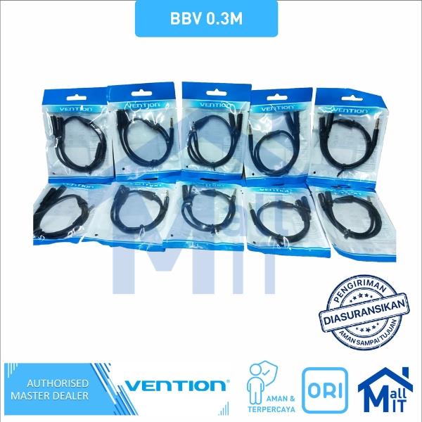 Gambar Vention Kabel Aux Audio Splitter 3.5mm Male to 2 Female BBS BBV - AUDIO + MIC BBV dari Mall IT Medan undefined Tokopedia