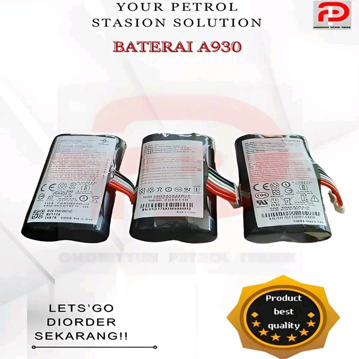 Gambar Baterai Mesin EDC Pax A930 untuk SPBU Pertamina dan Pertamini dari Ghoniyyun petrol teknik undefined Tokopedia