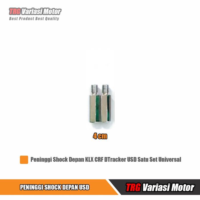 Gambar Peninggi Shock Depan Klx Crf Dtracker Usd Trg Satu Set Universal Untuk Semua Sok Depan Motor - 4 cm, CRF 150 dari kios grosir iding undefined Tokopedia