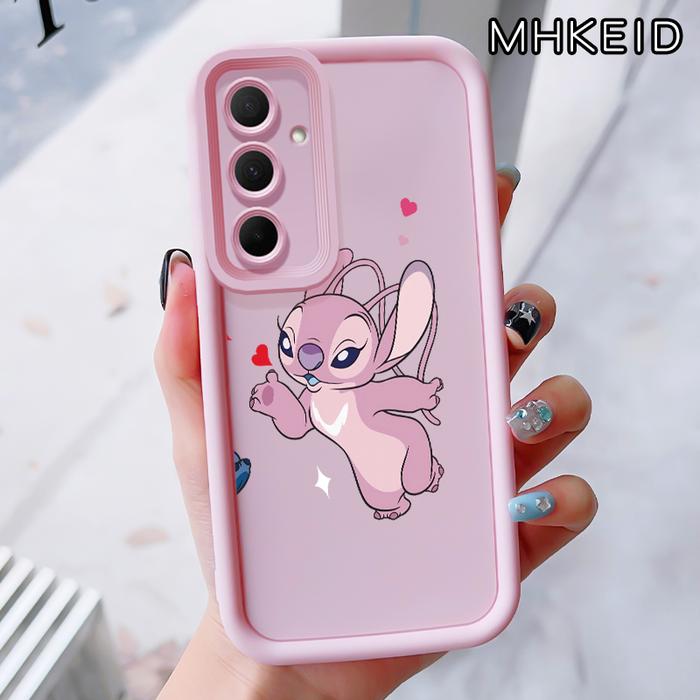 Gambar MHKEID Casing Hp untuk Samsung A35 5G A34 5G A33 5G A32 A31 Case Pola Anime Pink Kasing Anti Sidik Jari Cesing Silikon Softcase Casing - Gaya1, Samsung A35 5G dari MHKEID MALL Kab. Tangerang Tokopedia