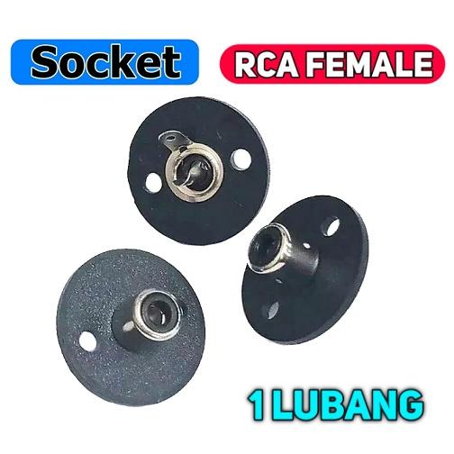 Gambar Socket RCA 1 Lubang Bentuk Bulat Soket Lobang RCA Female Audio Video Terminal  Input dari SINAR CERIA ELEKTONIK undefined Tokopedia