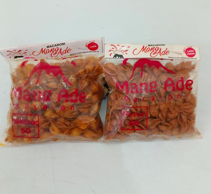 Gambar makaroni mangade kerang 50gr enak gurih pedas dari Zizin OS undefined Tokopedia