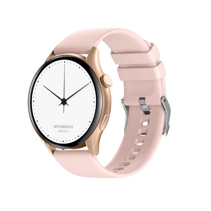 Gambar ADVAN Smartwatch SR AI Voice Assistant Display AMOLED 1.43” inch Wireless Bluetooth Call Waterproof IP68 AOD Always On Display - Gold dari ADVAN INDONESIA Kab. Tangerang Tokopedia