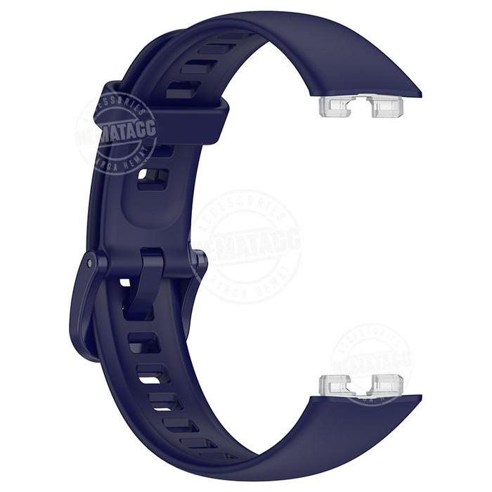 Gambar Strap Huawei Band 10 9 8 Polos Tali Jam Huawei Band 8 9 10 Silicone Hematacc - Navy Polos, Huawei Band 10/9/8 dari hematacc undefined Tokopedia
