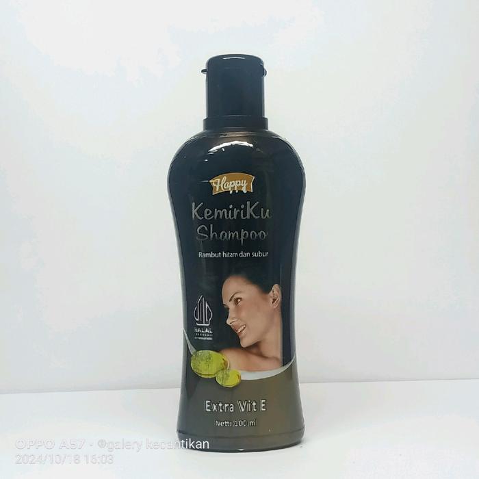 Gambar Happy Kemiriku Shampo Rambut Hitam & Subur // Minyak Kemiri Asli 100ML BPOM untuk Kesehatan Rambut Lebih Sehat dan Lembut - Haircare, Penghitam, Sampo, Memanjangkan, Vitamin, Shampoo, Conditioner, Melebatkan, Menghitamkan - shampo kemiri dari jingga cosmetik undefined Tokopedia
