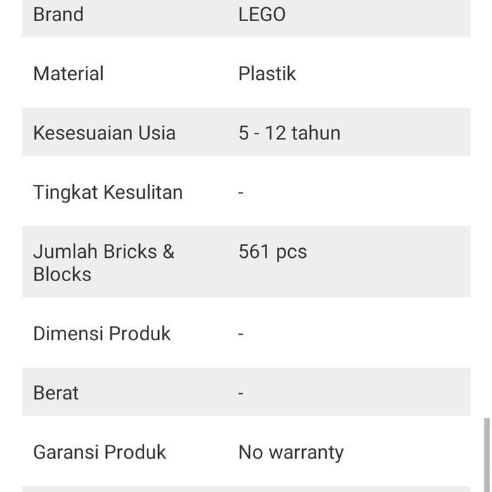 Gambar Lego City 60140 Bulldozer Break-In dari Bintangstore78ofc undefined Tokopedia
