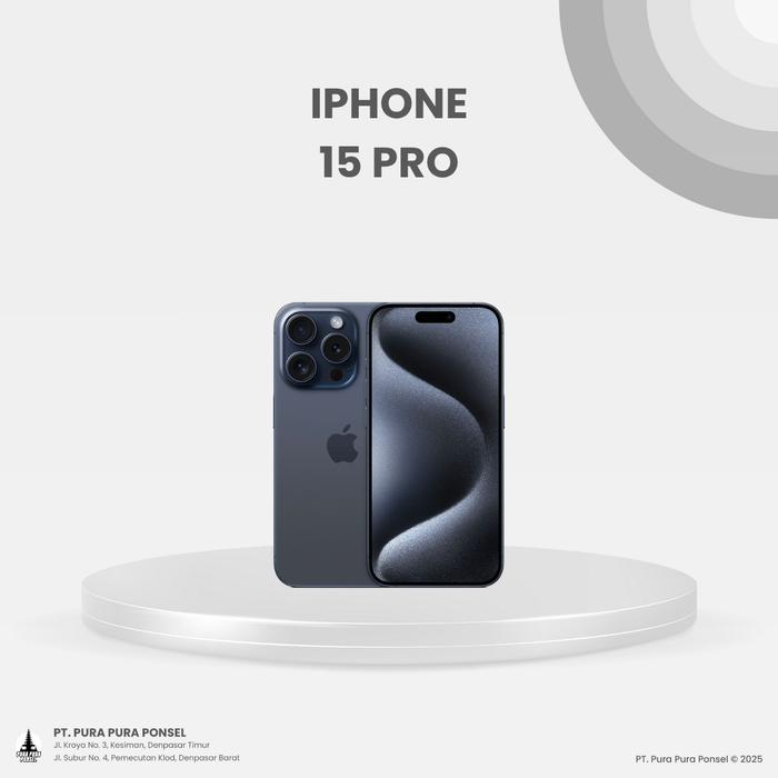 Gambar Apple iPhone 15 Pro BRAND NEW Second iBox Second Terdaftar | Garansi Resmi Indonesia Garansi IMEI Permanen 128GB 256GB 512GB 1TB - Blue, 128GB - Ex iBox dari Pura Pura Ponsel Official undefined Tokopedia