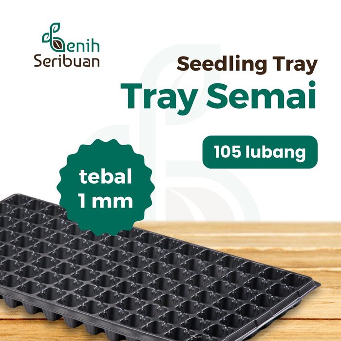 Gambar Tray Semai Pot Tray Tebal 1 MM Lubang 105 Media Tanam Semai Benih - Benih Seribuan - Tray Semai 105 dari Benih Seribuan Kab. Boyolali Tokopedia
