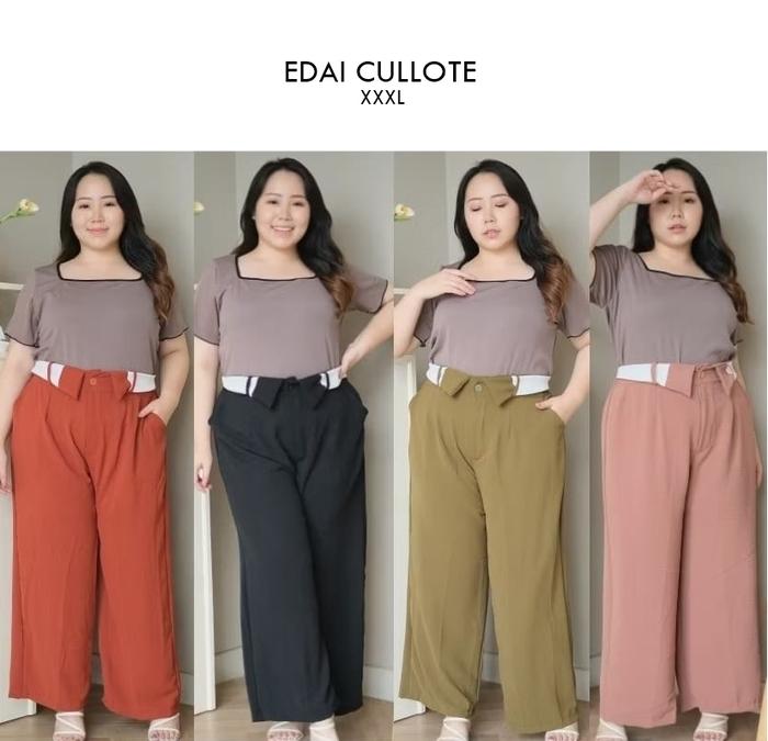 Gambar Pedkey Butik - Edai Cullote Bigsize Jumbo | Kulot Big Size Wanita XXXL dari Pedkey Butik undefined Tokopedia