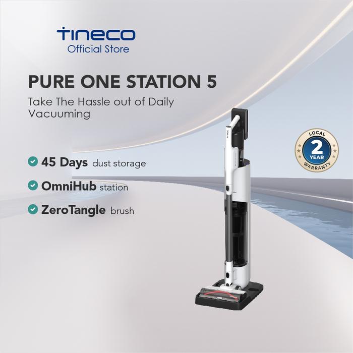 Gambar Tineco Pure One Station 5 Cordless Smart Vacuum Stick Handheld Vacuum dari Tineco Indonesia undefined Tokopedia
