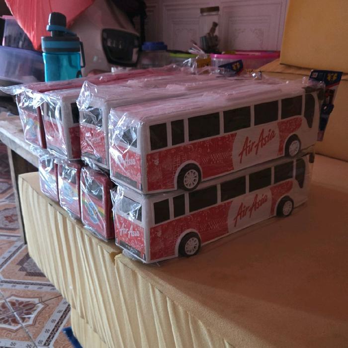 Gambar miniatur bis bisa di modifikasi - merah dari keyviniostyle undefined Tokopedia