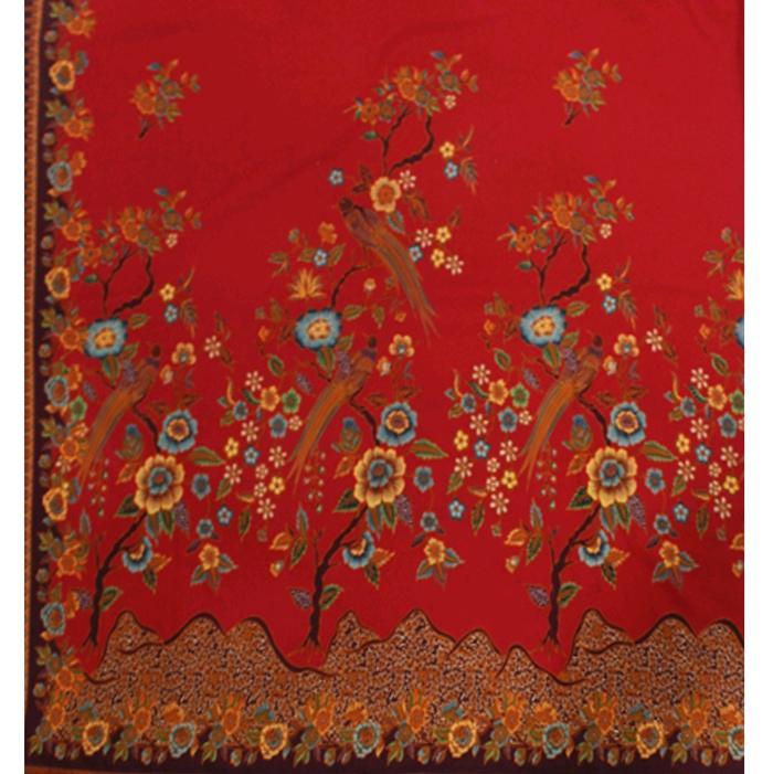 Gambar KAIN BATIK H STS JAWA INDAH 420 SERI WARNA  / UNGGUL JAYA / KATUN PRIMISIMA / 2.20×1.15 - Merah dari Batik unggul jaya undefined Tokopedia