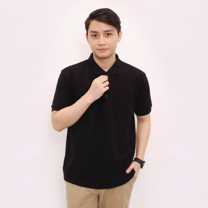 Gambar kaospolos - Kaos kerah pria polo shirt Cotton Combed Cvc polos lengan pendek | kaos berkerah polos pria Abu Kancing Merah Panjang Tebal Baju - hitam, m dari kaospolosindonesia88 undefined Tokopedia
