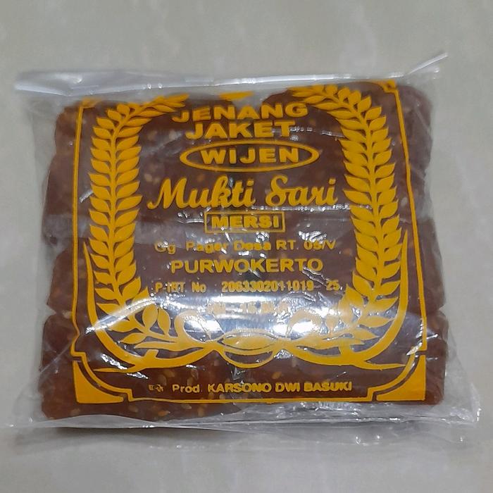 Gambar Jenang Asli Ketan Muktisari khas Purwokerto - Wijen dari miuvie undefined Tokopedia