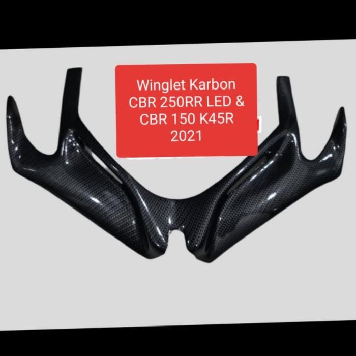 Jual Winglet Karbon CBR 250RR CBR 150 Facelift K45R 2021 Wingled