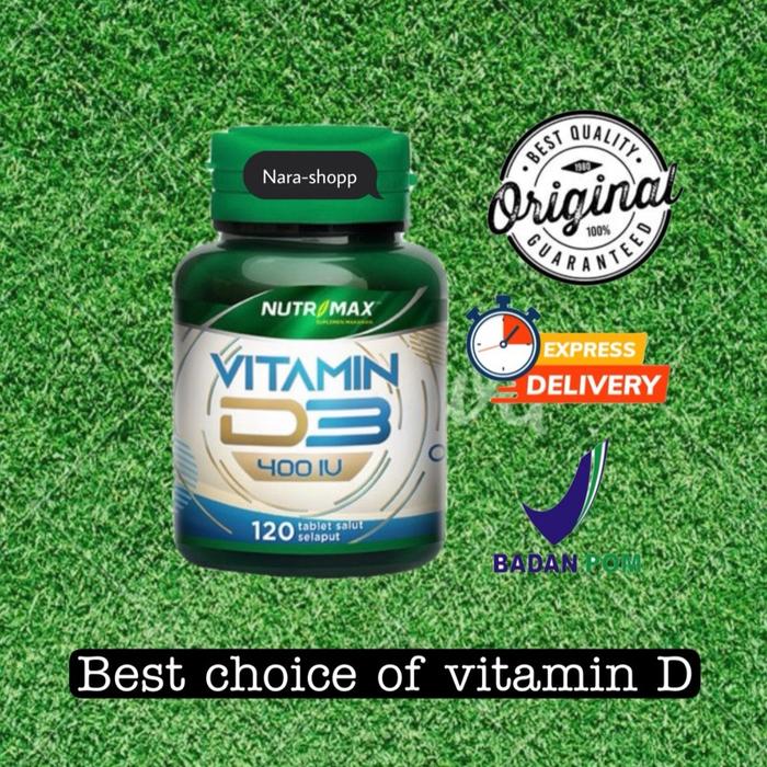 Gambar Nutrimax Vit D3 400 IU 120 Tablet dari Nara-shopp undefined Tokopedia