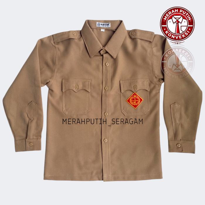 Gambar Baju Pramuka Rapilo SD Penggalang Pria Wanita - Lengan Panjang, 11 dari Merah Putih Seragam_NEW undefined Tokopedia