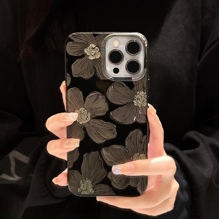 Gambar Cocok Untuk iPhone 7 8 6 6 S Plus mimi Case  11 13 12 14 15 Pro MAX XR XS MAX 7Plus 8Plus SE 2023 iPhone Jelly Case Bunga Lukis  Casing Silikon Tahan Benturan - Bunga Lukis, iPhone6/7/8 dari Phone Mate_NEW undefined Tokopedia