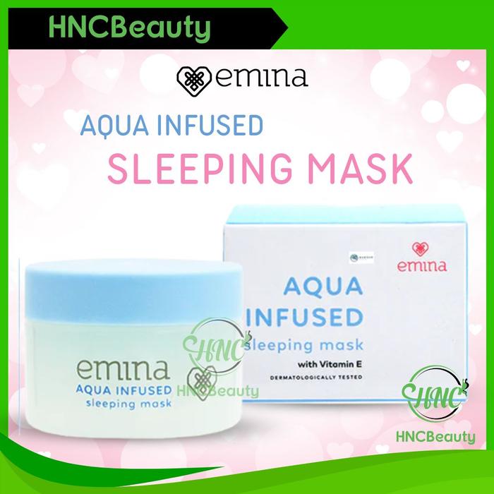 Gambar EMINA Aqua Infused Sleeping Mask with Vitamin E 30gr - Emina_AquaInfusedSle dari HNCbeauty undefined Tokopedia