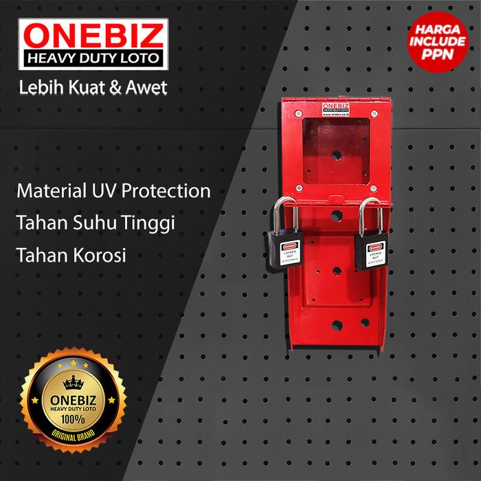 Gambar Box Loto Vertikal 2 gembok /Safety Heavy Duty Vertical with Padlock dari ONEBIZ.id undefined Tokopedia