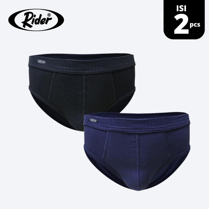 Gambar Celana Dalam Rider Premium Brief Man R318B Multi warna (2 Pcs in 1 Box) - S dari Rider_Underwear undefined Tokopedia