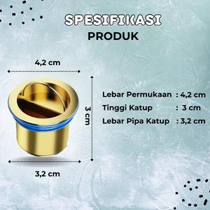 Gambar Katup/Plug Penutup Saluran Air Saringan Pembuangan Westafel Dapur Penutup Lubang Saluran Air Kamar Mandi Anti Serangga & Bau Bahan Tembaga & Croum - tembaga dari AkuAda Store undefined Tokopedia