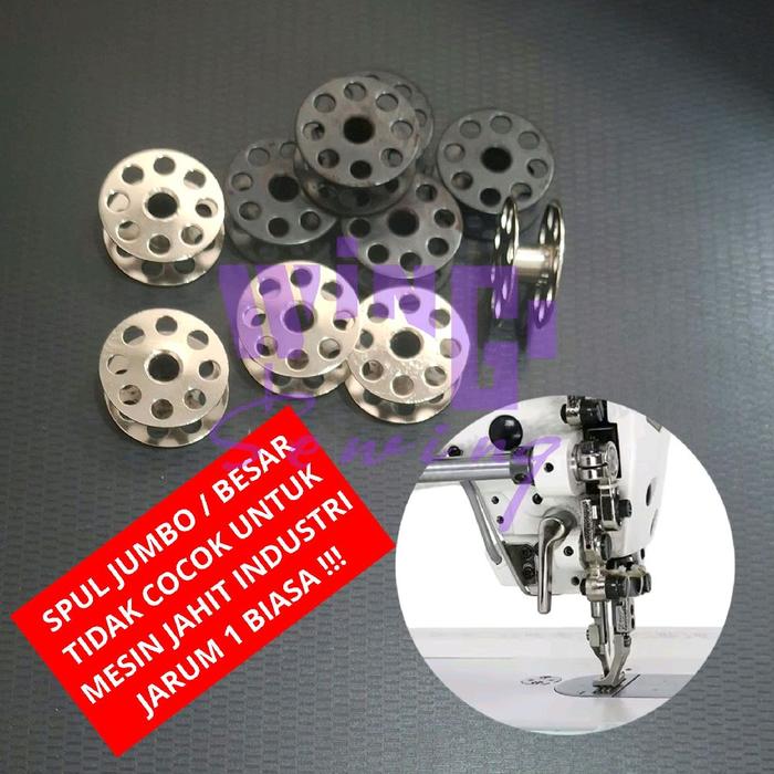 Spool Besi Jual 18034 Spul jarum 1 JUMBO BESAR BESI Spool Bobbin Mesin Jahit ...