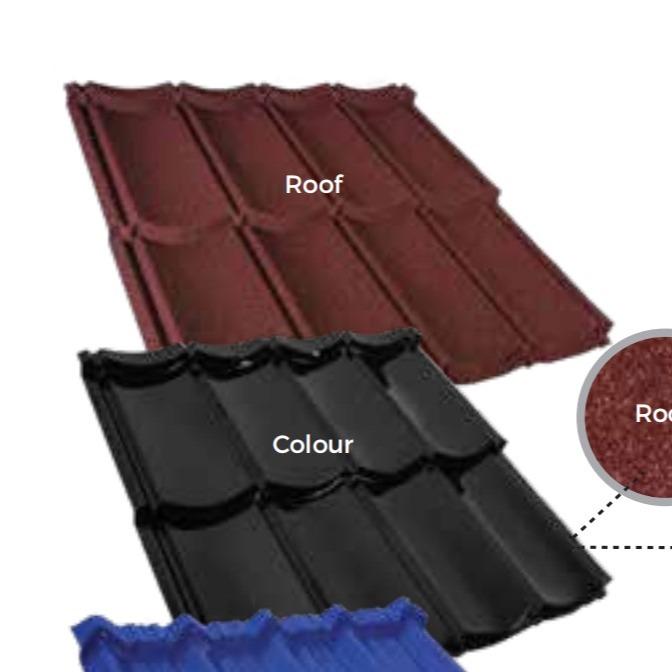 Gambar PRIMA ROOF GENTENG METAL PASIR MERAH 0.35MM - 1lbr_inti_0.35mm dari CAHAYA ABADI JKT undefined Tokopedia