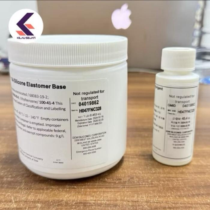 Jual Dow Sylgard 184 Clear Silicone Encapsulant / PDMS Elastomer 100gr ...