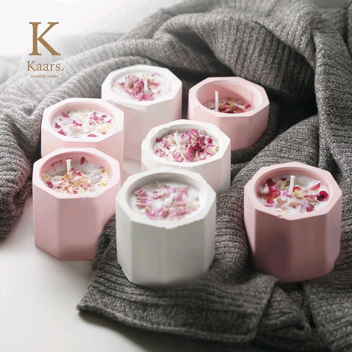 Gambar Kaars Lilin Aromatherapy Souvenir pernikahan / Gift Box / Scanted Candle - Bali Flower dari Kaars Indonesia undefined Tokopedia