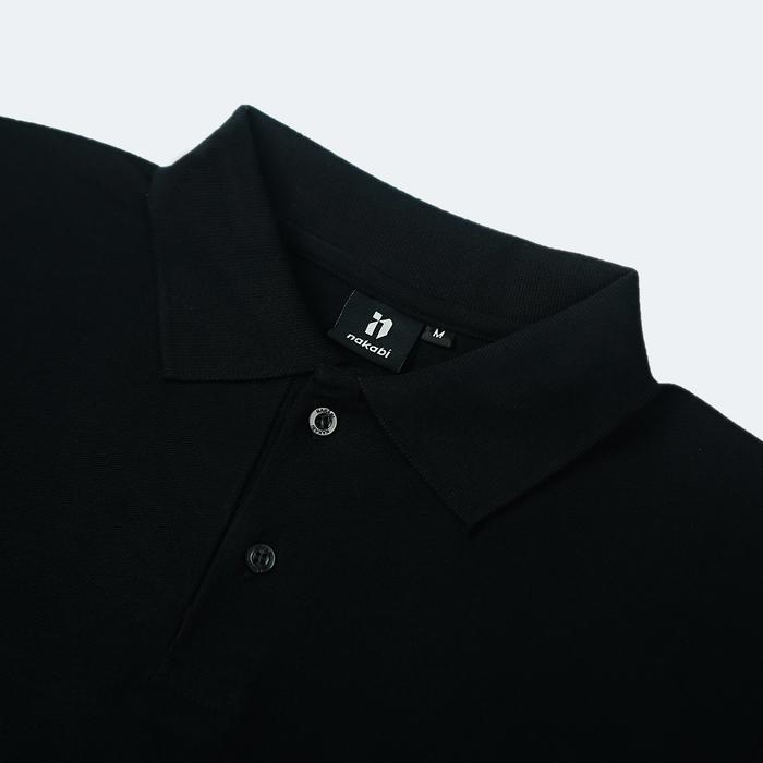 Gambar NAKABI Polo Shirt Lengan Pendek Slimfit High Quality (formal, kasual, Hitam, Putih, Coklat, Abu-abu) Baju Polo Premium Pria Kaos polo outfit polo Golf - Hitam, M dari NakabiOfficial undefined Tokopedia