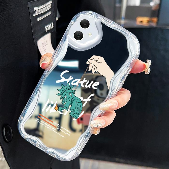 Gambar Casing Hp Untuk Samsung Galaxy A05 A05s  A04 A04E M04 F04 A03 A03 Core A03s A02 M02 A02s M02s F02s Case Kasing Cermin astronot patung lucu Kesing pelindung Silikon Cesing Softcase - Gaya1, Samsung A05 dari Mnnicase undefined Tokopedia