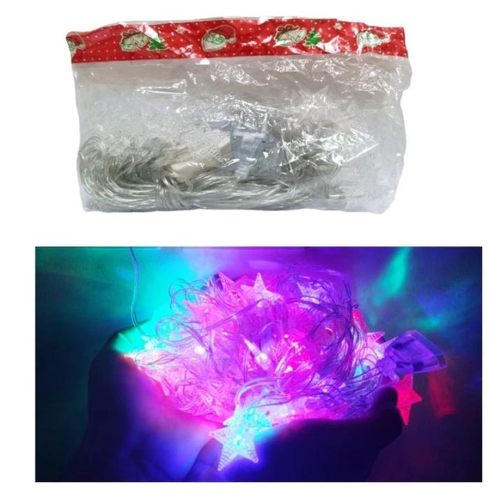 Gambar Lampu Tumblr Natal Bentuk Bintang 8 Meter Warna Warni Lampu Hias Untuk Dekorasi Rumah Ruangan Sambungan - Kemasan SEAL Bintang, Kemasan SEAL bintang dari Loli Toys undefined Tokopedia