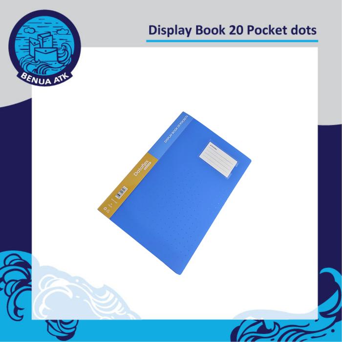Gambar Display Book / Clear Holder 20 Pocket Pastel Dot Folio Dataflex - Biru dari BENUA ATK undefined Tokopedia