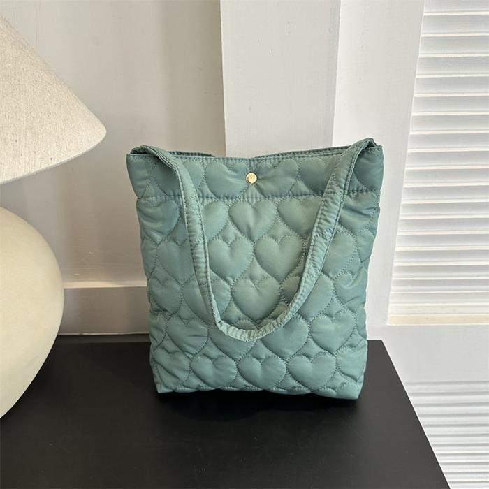Gambar Hayden Felixa Bag Totebag Wanita Gaya Korea Shoulder Bag Coquette Tas Viral Kuliah Motif Hati Love - HYB22F - Hijau dari Hayden.id Kota Administrasi Jakarta Utara Tokopedia