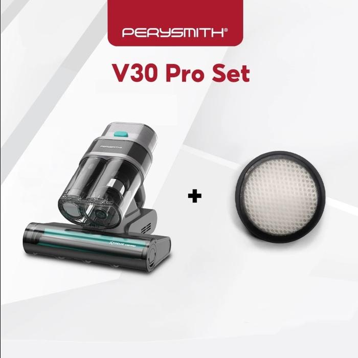 Gambar PerySmith V30 Pro Ultrasonic Double Dust Cup Anti Dust Mite UV Vacuum Cleaner Penyedot Debu Tungau Mite Removal Instrument - V30 PRO + HEPA dari PerySmith Indonesia undefined Tokopedia