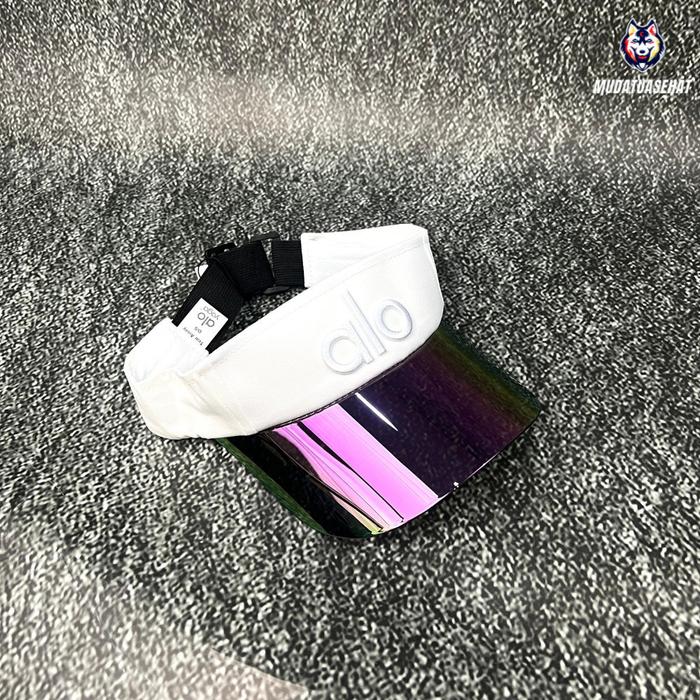 Gambar Topi Alo Visor Cap Unisex / Topi Jogging / Topi Fitness / Topi Golf /  Topi Yoga / Topi Kasual / Topi Olahraga / Topi Bisbol / Topi Kasual / Topi Sport - Putih dari PT alim rugi123 undefined Tokopedia