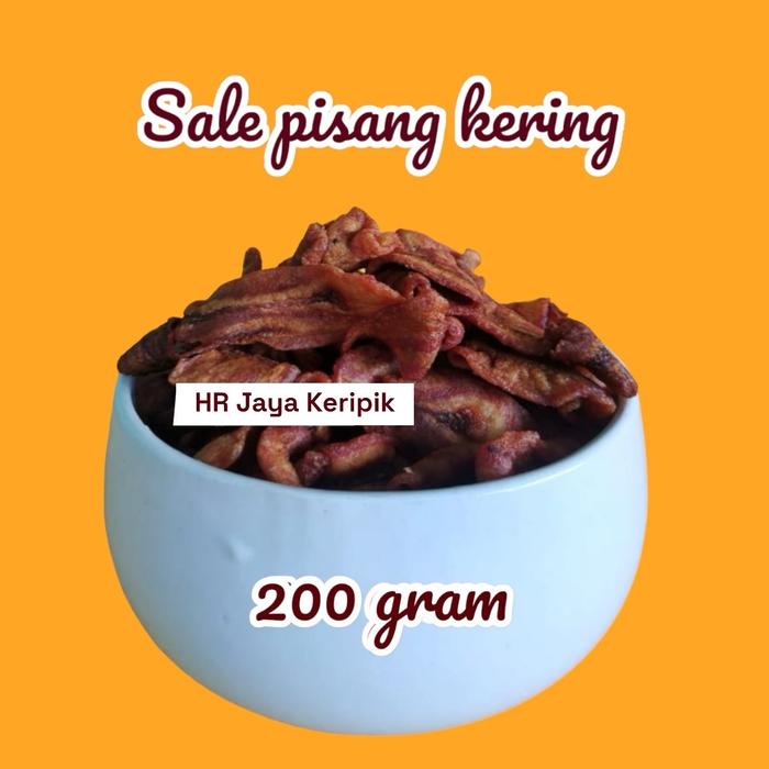 Gambar 200gram sale pisang kering dari HR JAYA KERIPIK undefined Tokopedia