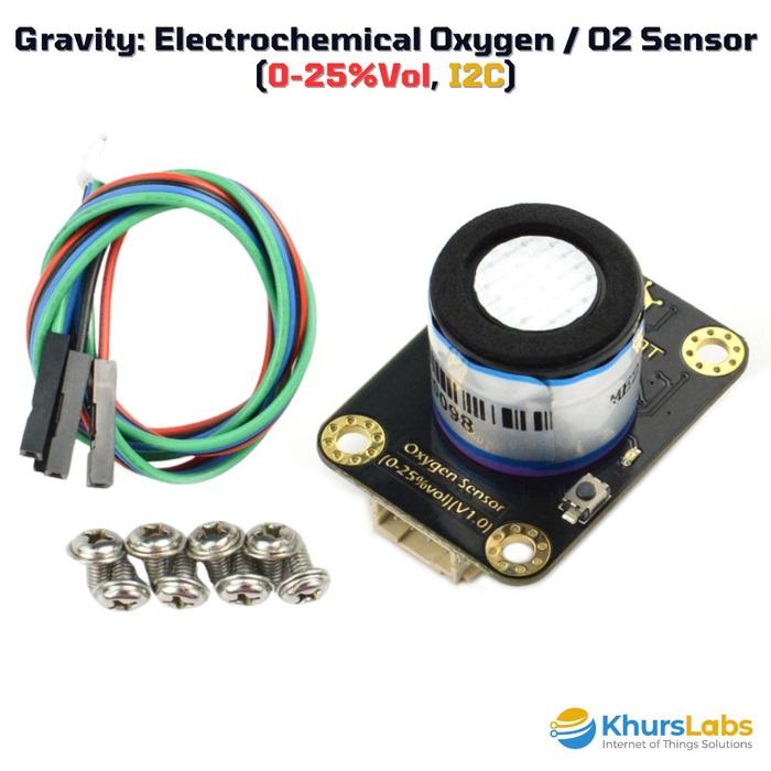Oxygen Sensor Gravity O2 - Calibrated Electrochemical Sensor With I2C ...
