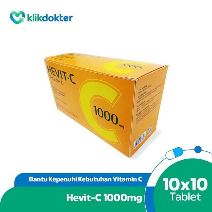 Gambar Hevit C-1000 100tablet - Vitamin C 100mg - 1 dari KlikDokter Shop undefined 2 Tokopedia