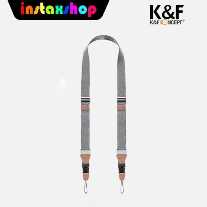 Gambar K&F Concept Camera Neck Strap with Quick Realese KNF KF13.115 - Grey dari Instaxshop undefined Tokopedia