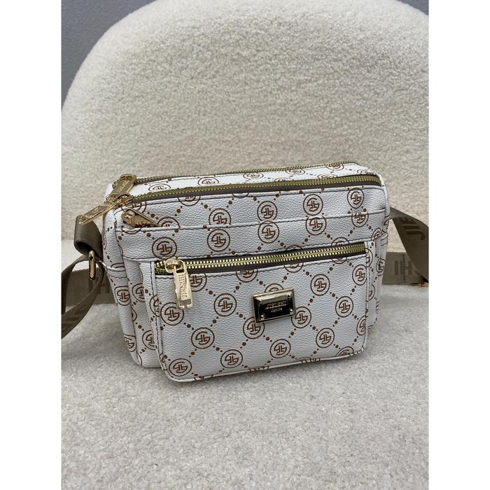 Gambar Selempang Vanda Tas Selempang Wanita 5635-J#- Slingbag Cewek Bahan Kulit PU Leather Premium Terbaru Dilengkapi Tali Panjang Muat Parfum Dompet Lipat HP Dilengkapin Furing Halus Bisa Dipakai Arisan Jalan Nongkrong Cocok Untuk Remaja Dan Dewasa - Putih dari Tas Fashion Mall undefined Tokopedia