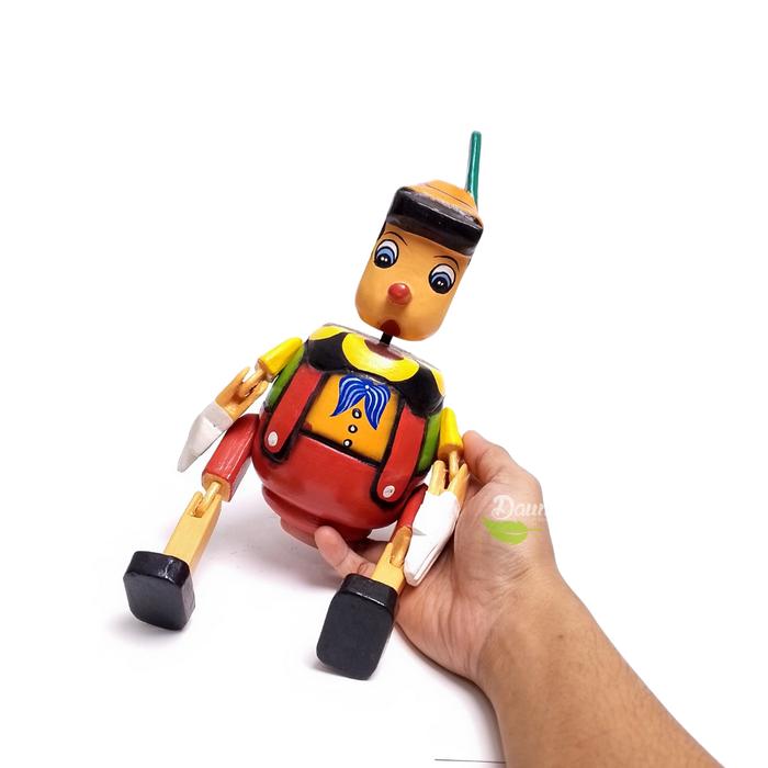 Gambar Pinokio Coin Box | Celengan Kayu | Home Decor - S dari Daun The Gift Shop undefined Tokopedia