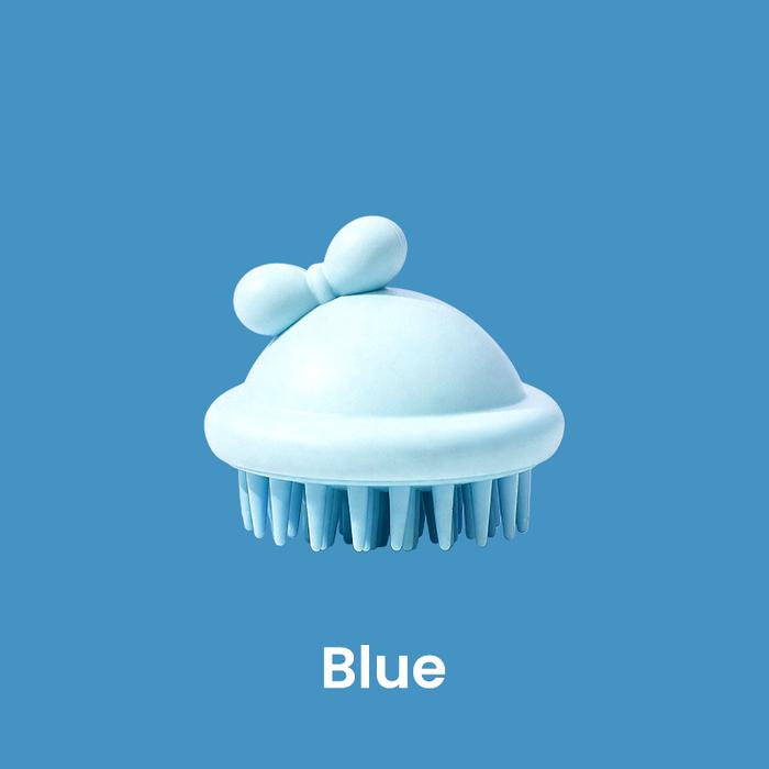 Gambar OHSOME -  40000KM Scalp Brush Sikat Kepala Mandi Lembut dan Halus Bersih Maksimal - Blue dari OHSOME Homeliving undefined Tokopedia