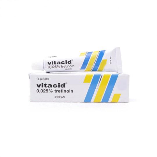 Gambar Vitacid 0,025%, Vitacid 0,05%, Vitacid 0,1% cream - Vitacid 0,025% dari ApotekEvita undefined Tokopedia