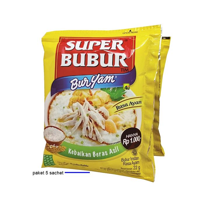 Gambar [5 SACHET] Buryam - Bubur Ayam Instan dari cemilan4u undefined Tokopedia